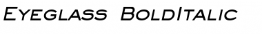 Download Eyeglass BoldItalic Font Title Preview