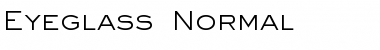 Download Eyeglass Normal Font Title Preview