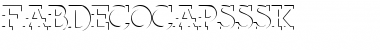Download FabDecoCapsSSK Regular Font Title Preview
