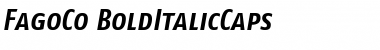 Download FagoCo ItalicBold Font