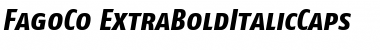 Download FagoCo ItalicExtrabold Font