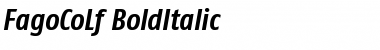 Download FagoCoLf ItalicBold Font