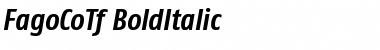 Download FagoCoTf-BoldItalic Bold Italic Font