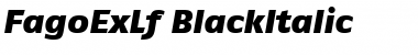 Download FagoExLf ItalicHeavy Font Title Preview