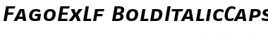 Download FagoExLf ItalicBold Font Title Preview