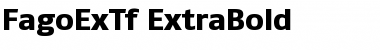 Download FagoExTf Extrabold Font