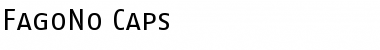 Download FagoNo Regular Font Title Preview