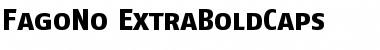 Download FagoNo Extrabold Font Title Preview