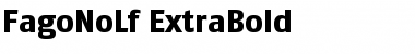 Download FagoNoLf Extrabold Font Title Preview