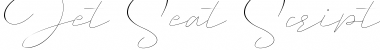 Download Jet Seat Script Regular Font Title Preview