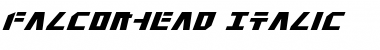 Download Falconhead Italic Italic Font