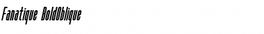 Download Fanatique Bold Italic Font Title Preview