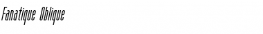 Download Fanatique Oblique Font Title Preview