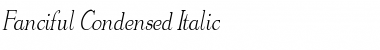 Download Fanciful-Condensed Italic Font Title Preview