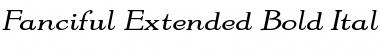 Download Fanciful-Extended Bold Italic Font Title Preview
