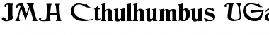 Download JMH Cthulhumbus UGalt1 Regular Font Title Preview