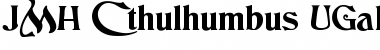Download JMH Cthulhumbus UGalt2 Regular Font Title Preview