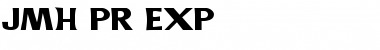 Download JMH PR EXP Regular Font Title Preview
