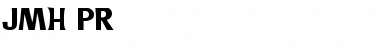 Download JMH PR Regular Font Title Preview