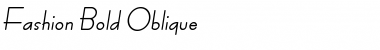 Download Fashion Bold-Oblique Font Title Preview