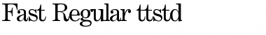 Download Fast Regular Font Title Preview