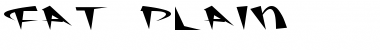 Download Fat Plain Font Title Preview
