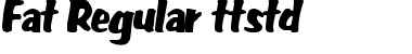 Download Fat Regular Font Title Preview
