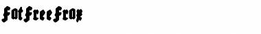 Download FatFreeFrax Regular Font Title Preview