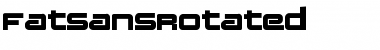 Download FatsansRotated Regular Font Title Preview
