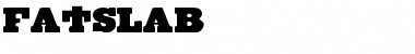 Download Fatslab Regular Font Title Preview