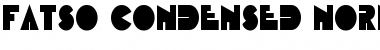 Download Fatso Condensed Normal Font Title Preview