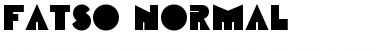 Download Fatso Normal Font Title Preview