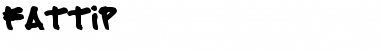 Download FATTIP Regular Font Title Preview