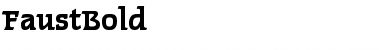Download FaustBold Roman Font Title Preview