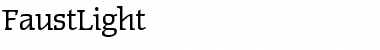 Download FaustLight Roman Font Title Preview