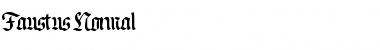 Download Faustus Normal Font Title Preview