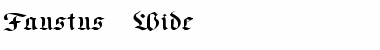 Download Faustus Wide Regular Font Title Preview