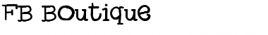 Download FB Boutique FB Boutique Font Title Preview
