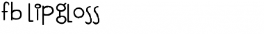 Download FB Lipgloss FB Lipgloss Font Title Preview