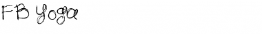 Download FB Yoga FB Yoga Font Title Preview