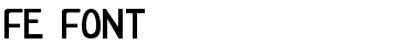 Download FE-Font Normal Font Title Preview