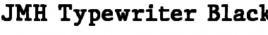 Download JMH Typewriter Black Font Title Preview