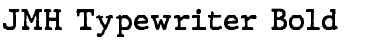 Download JMH Typewriter Bold Font Title Preview