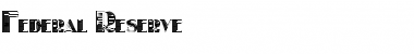 Download Federal Reserve Regular Font Title Preview