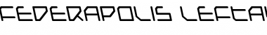 Download Federapolis Leftalic Regular Font Title Preview