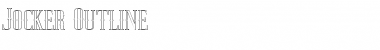 Download Jocker Free Outline Regular Font Title Preview