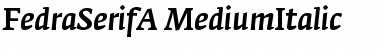 Download FedraSerifA Regular Font Title Preview