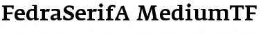 Download FedraSerifA Regular Font Title Preview