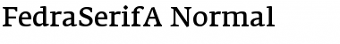 Download FedraSerifA Regular Font Title Preview