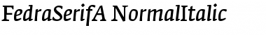 Download FedraSerifA Regular Font Title Preview